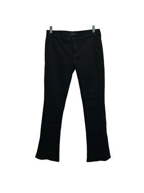 MOTHER The Runaway Prep Low Rise Skinny Flare Jeans in A Model Spy Black Size 30
